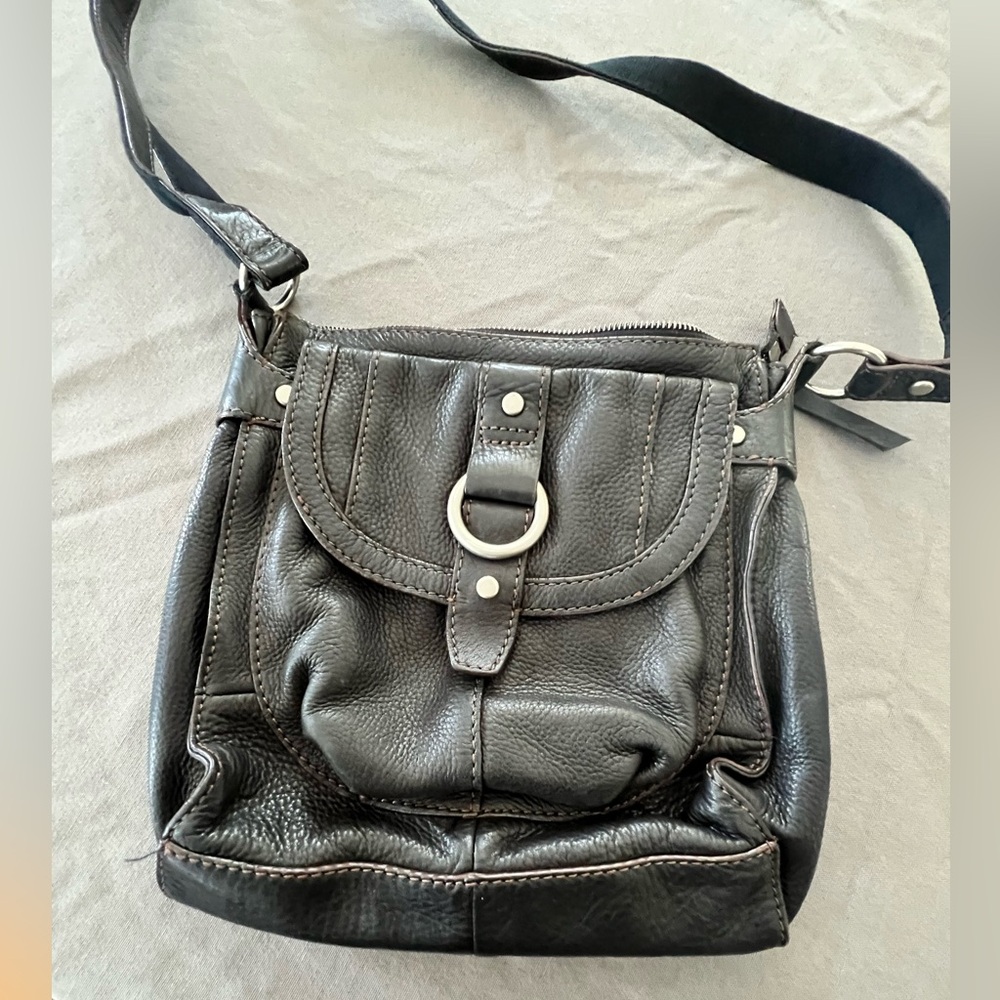 Vintage Fossil Leather Crossbody